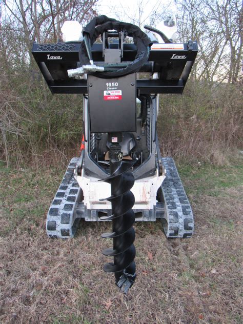 lowe skid steer auger reviews|used skid steer auger attachment.